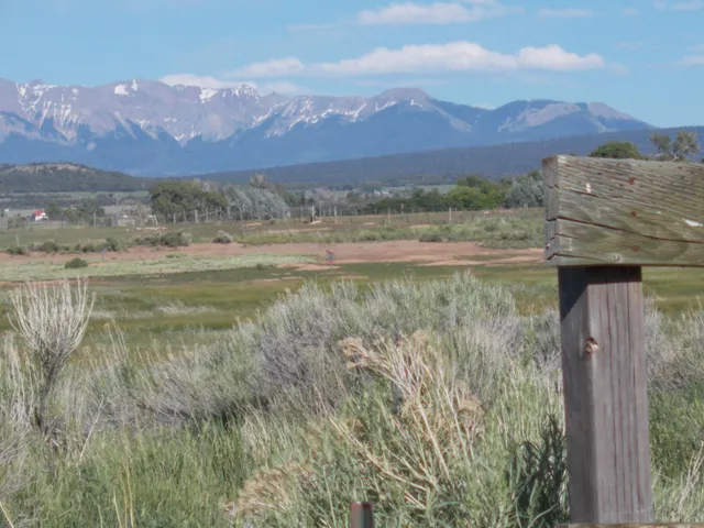 a view of a lake with a mountain