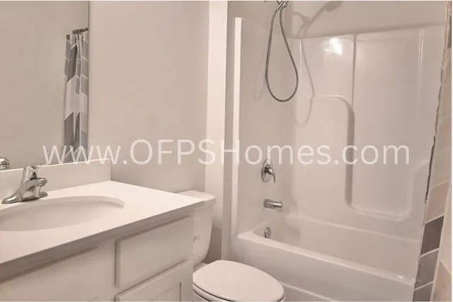 an empty room with closet