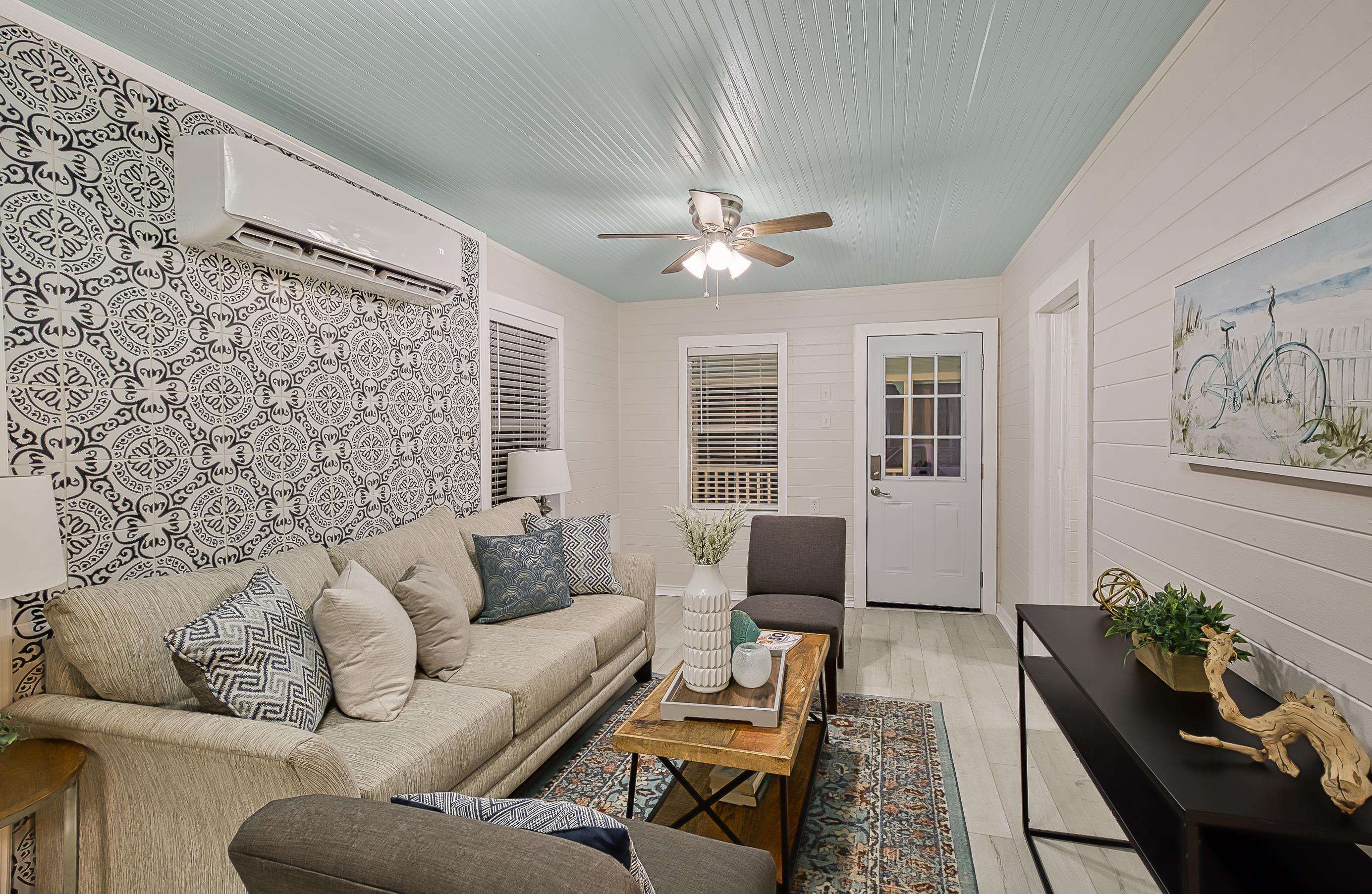 37 Phillips Street St. Augustine, FL 32084 - Photo 10 of 26 a living room with furniture and wooden floor