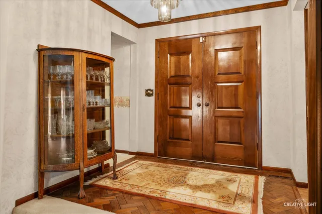 a view of front door