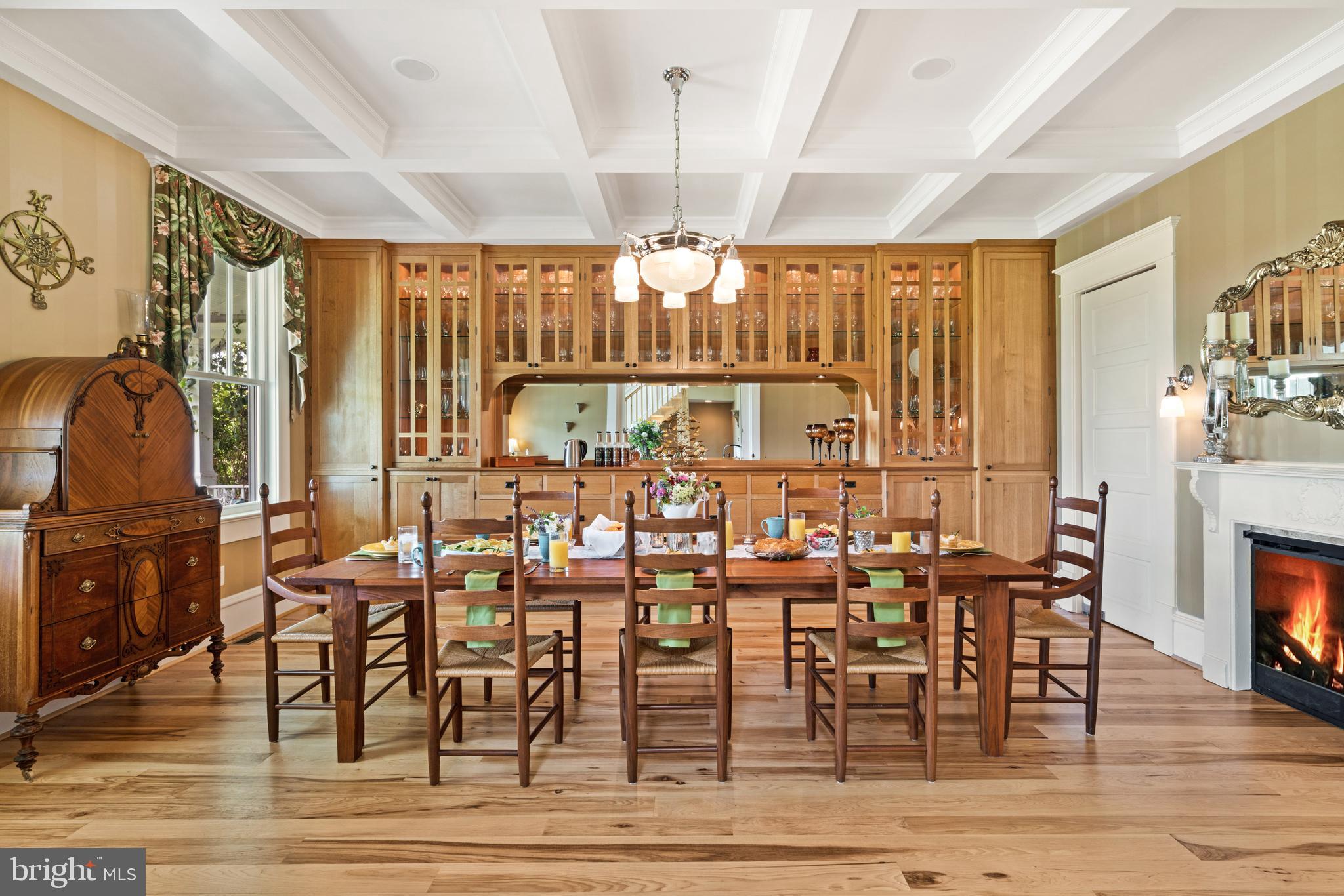 17440 True Blue Lane Reva, VA 22735 - Photo 17 of 75 a view of a a dining room with furniture window and wooden floor