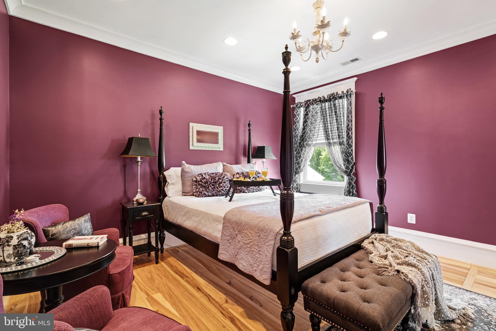 17440 True Blue Lane Reva, VA 22735 - Photo 27 of 75 a bedroom with bed and a couch