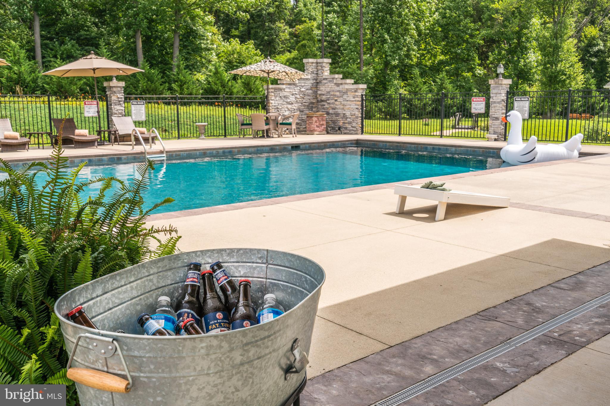 17440 True Blue Lane Reva, VA 22735 - Photo 9 of 75 a view of a swimming pool with a patio