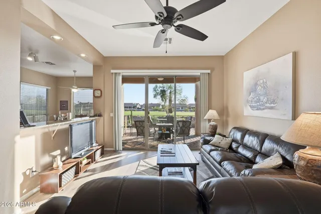 a view of a terrace with a yard