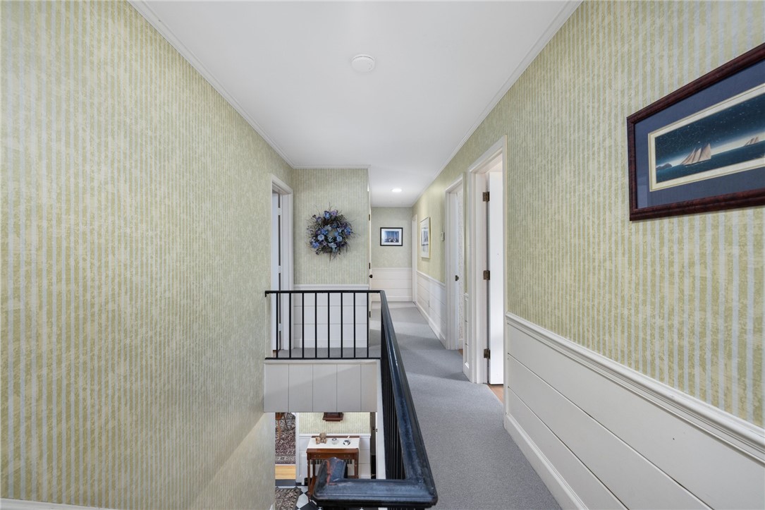 2 Lansdowne Road Warwick, RI 02888 - Photo 33 of 49 Head back downstairs down this elegant, long hallway.