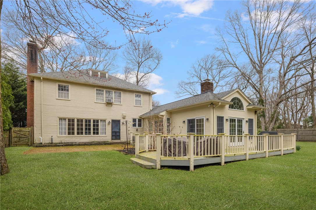 2 Lansdowne Road Warwick, RI 02888 - Photo 37 of 49 A rear view of this stunning home shows it's unique design.