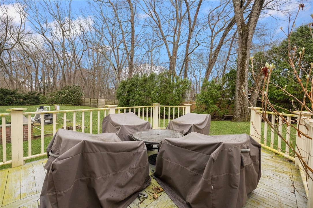 2 Lansdowne Road Warwick, RI 02888 - Photo 39 of 49 The deck has plenty of space for lots of patio furniture.
