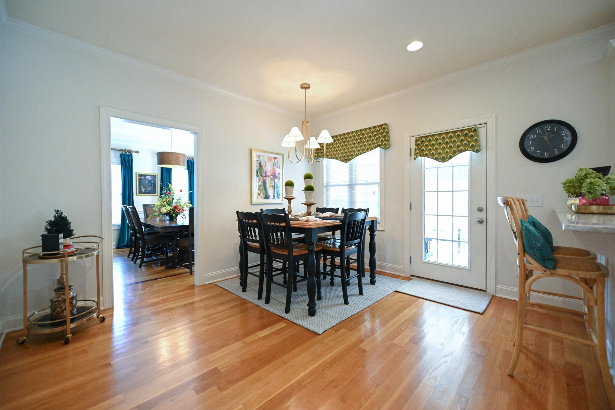 190 Pinecroft Drive Dunn, NC 28334 - Photo 30 of 51 a view of a dining room with furniture and wooden floor