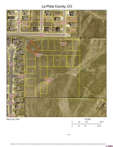 a view of a big yard