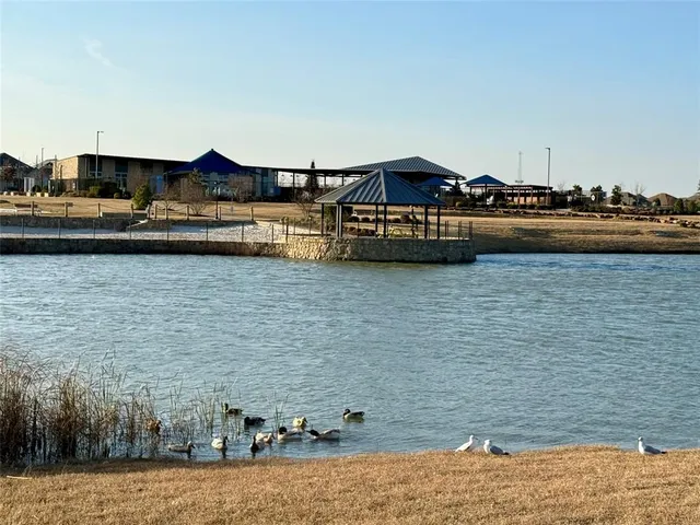 a view of lake with mountain