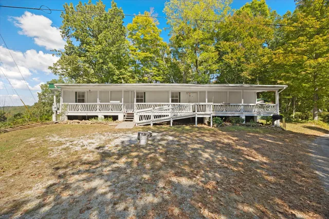a house view with a garden space