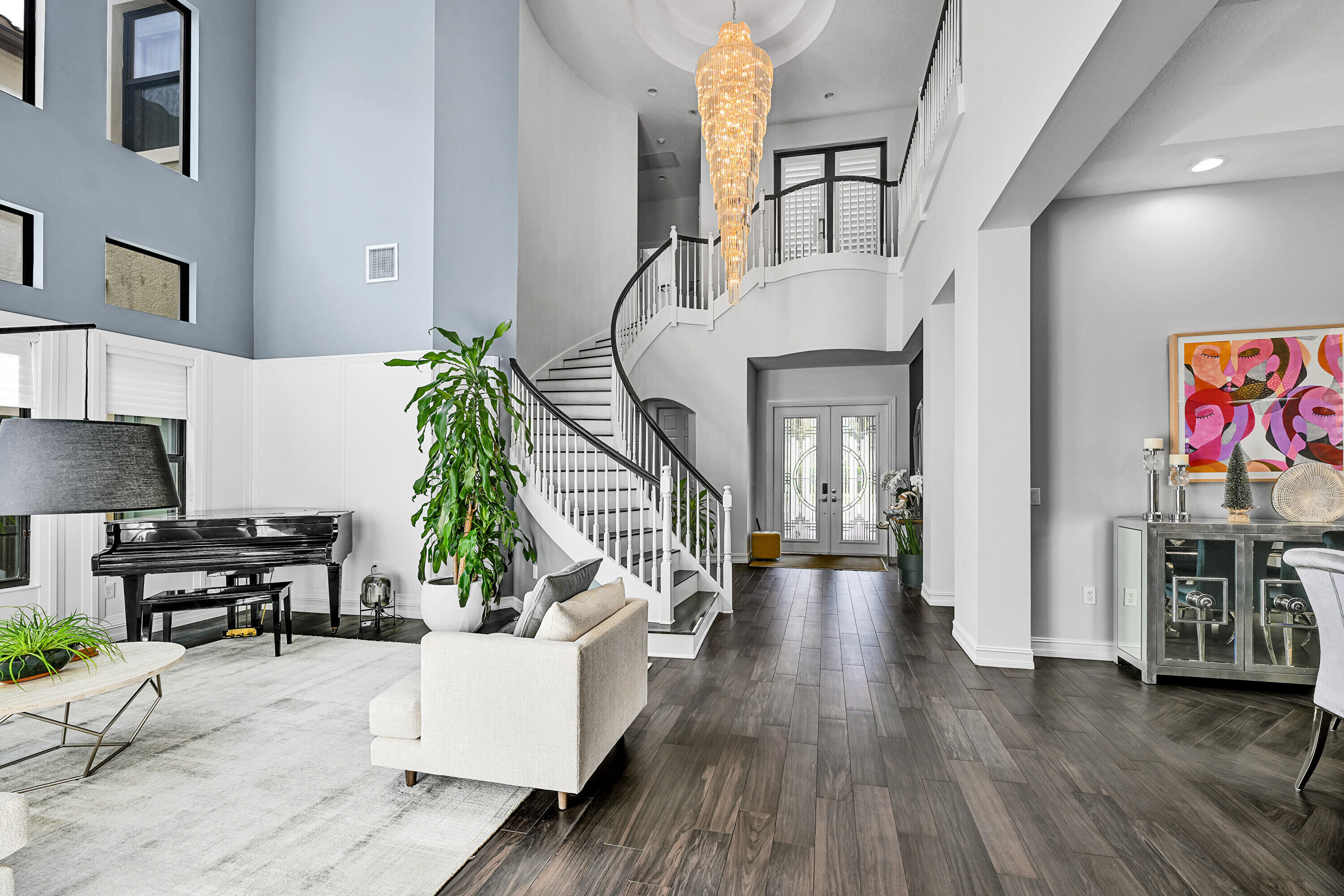 8652 Lewis River Road Delray Beach, FL 33446 - Photo 19 of 85 a living room with furniture and wooden floor