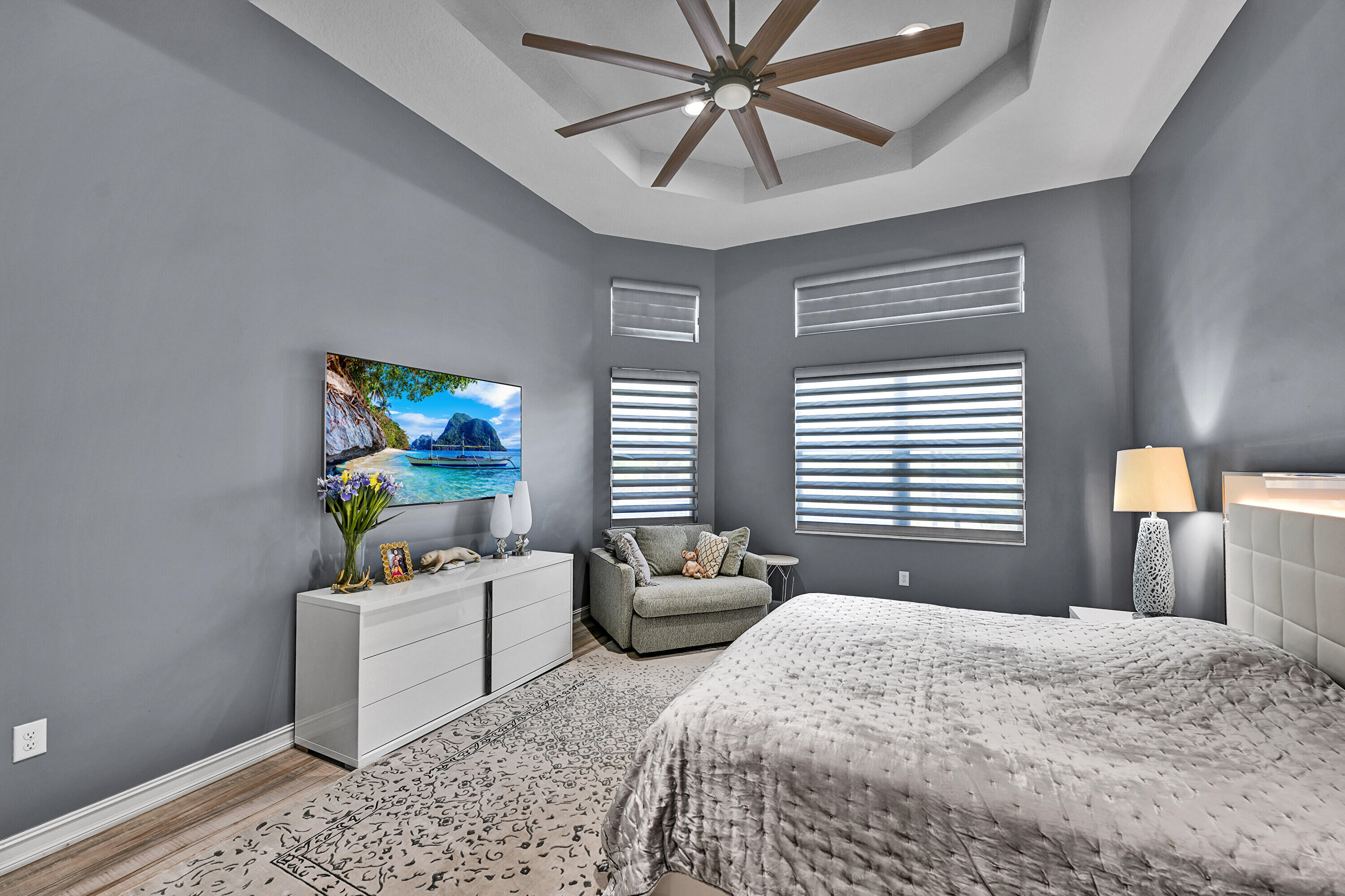 8652 Lewis River Road Delray Beach, FL 33446 - Photo 43 of 85 a bedroom with a bed and furniture