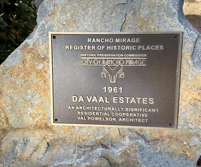 37800 Da Vall Drive, Unit 1 Rancho Mirage, CA 92270 - Photo 36 of 36 a sign on the side of a building