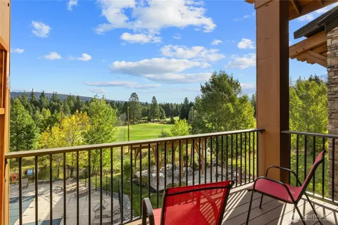 a view of a chairs in a balcony