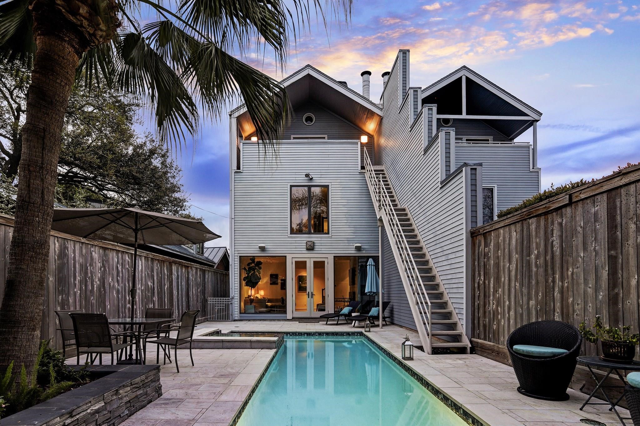 1417 Harold Street, Unit B Houston, TX 77006 - Photo 1 of 28 Stunning urban oasis in desired Montrose location.