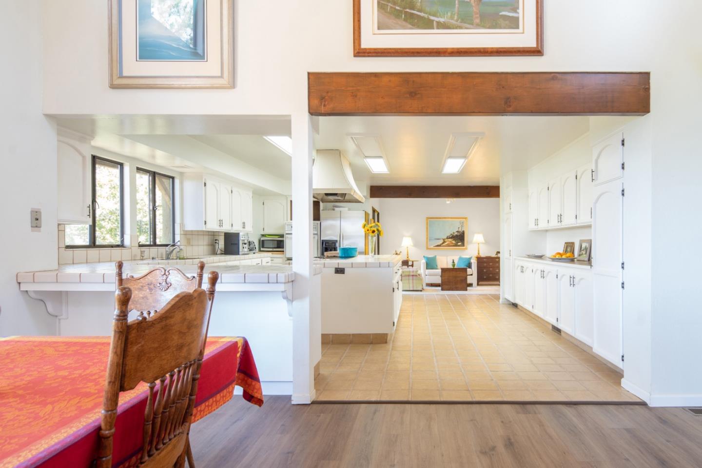 219 Peter Pan Road Carmel, CA 93923 - Photo 12 of 33 a living room with furniture and kitchen view