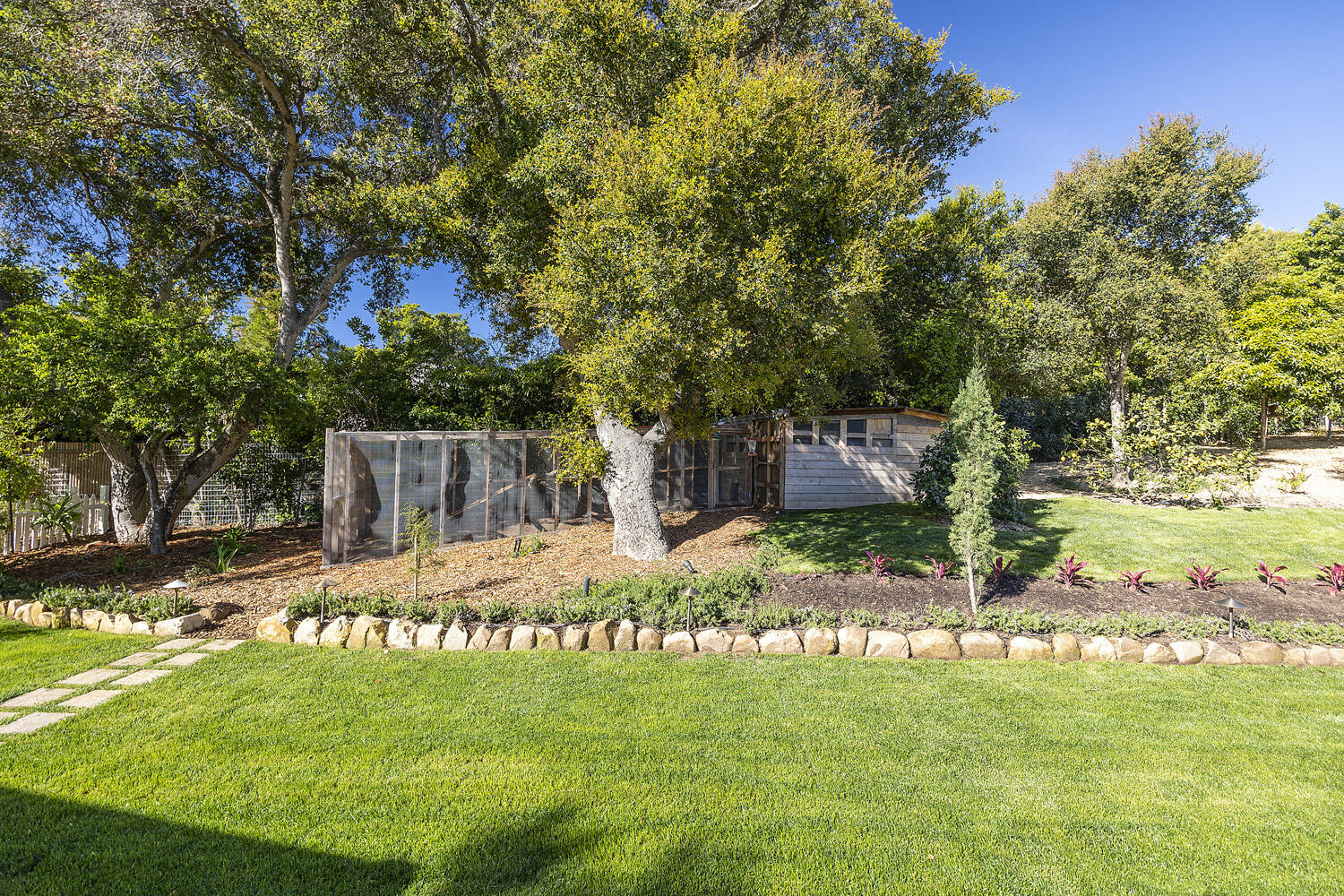 802 Oak Grove Drive Montecito, CA 93108 - Photo 17 of 20 a view of a back yard of the house
