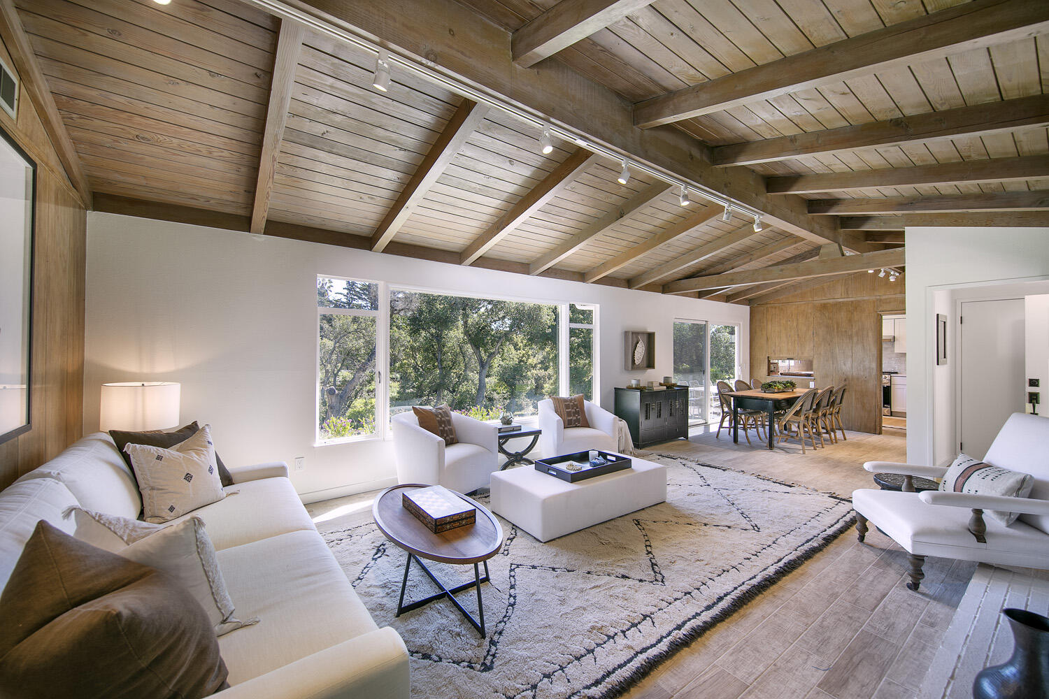 802 Oak Grove Drive Montecito, CA 93108 - Photo 3 of 20 a living room with furniture and a large window