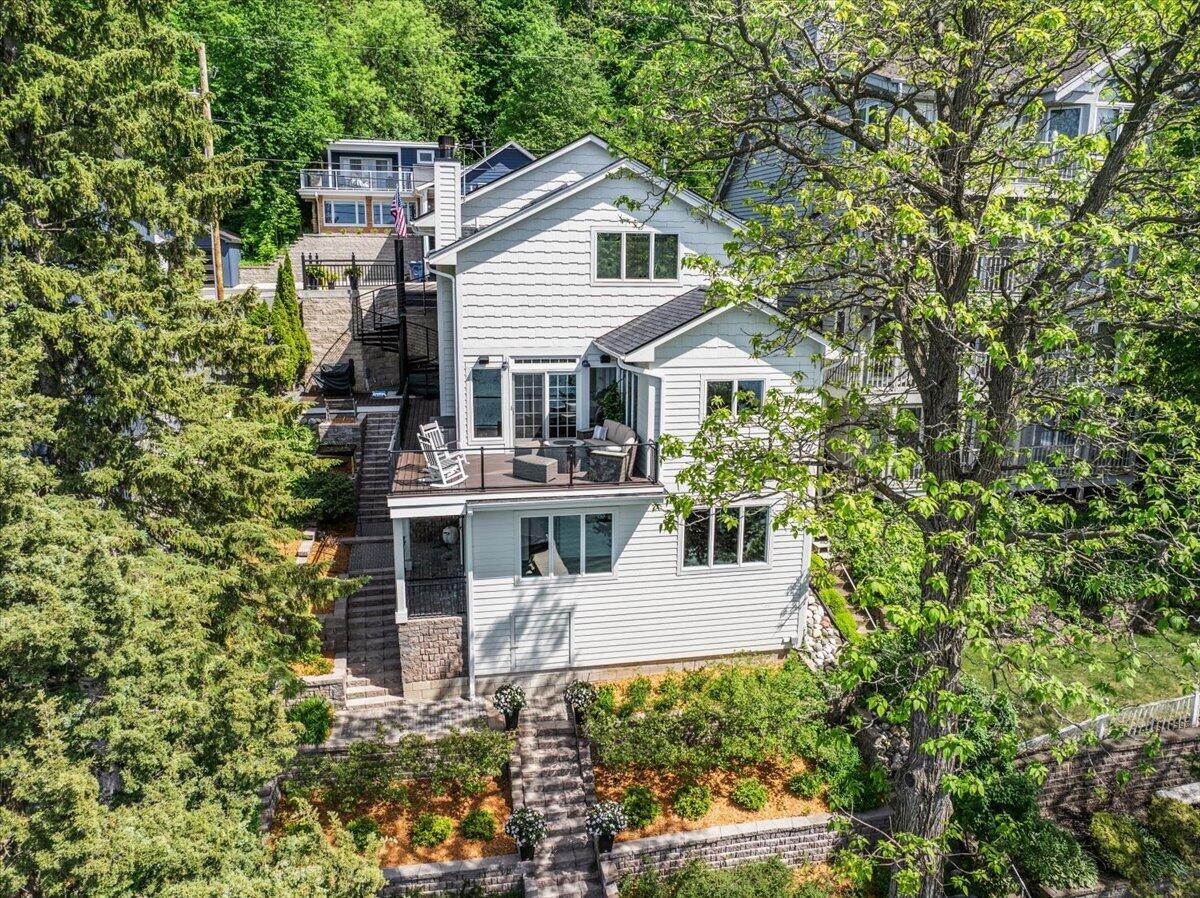 4763 Fontana Beach Road, Unit 4762 Polk, WI 53086 - Photo 65 of 100 Aerial - Lake House