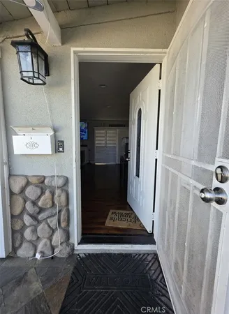 a view of an entryway