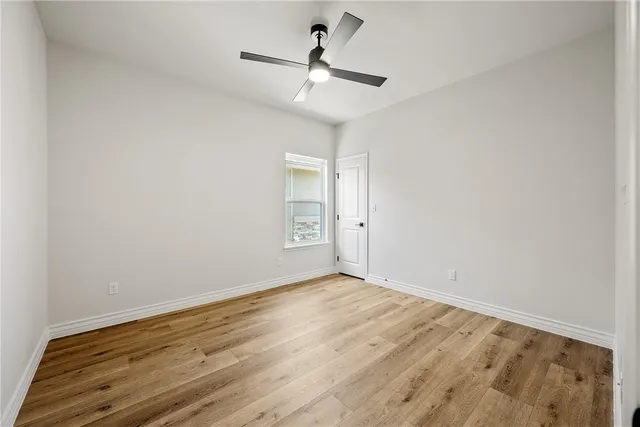 wooden floor in an empty room