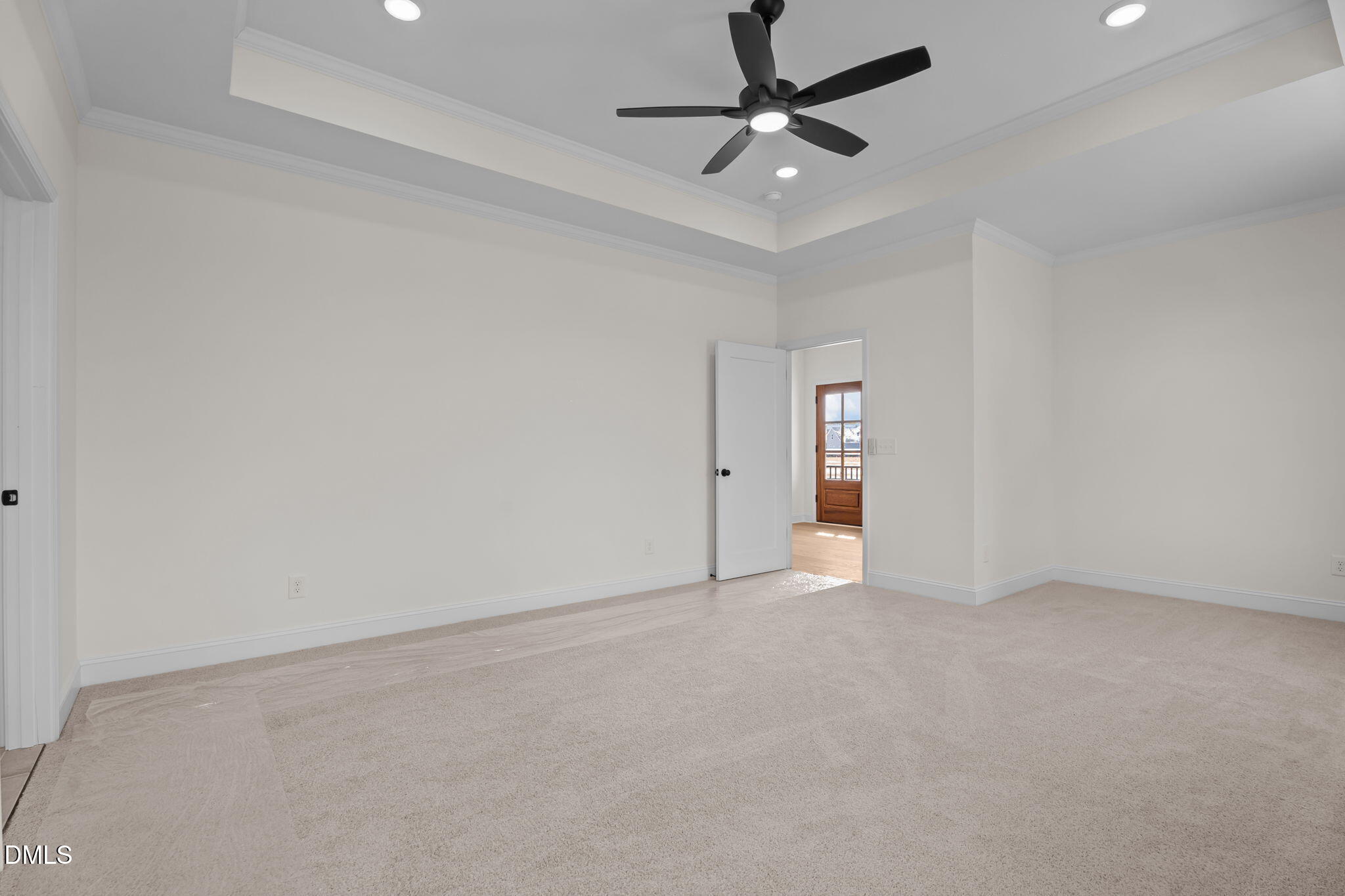 2396 Heartland Road Battleboro, NC 27809 - Photo 35 of 49 an empty room with an entryway and fan