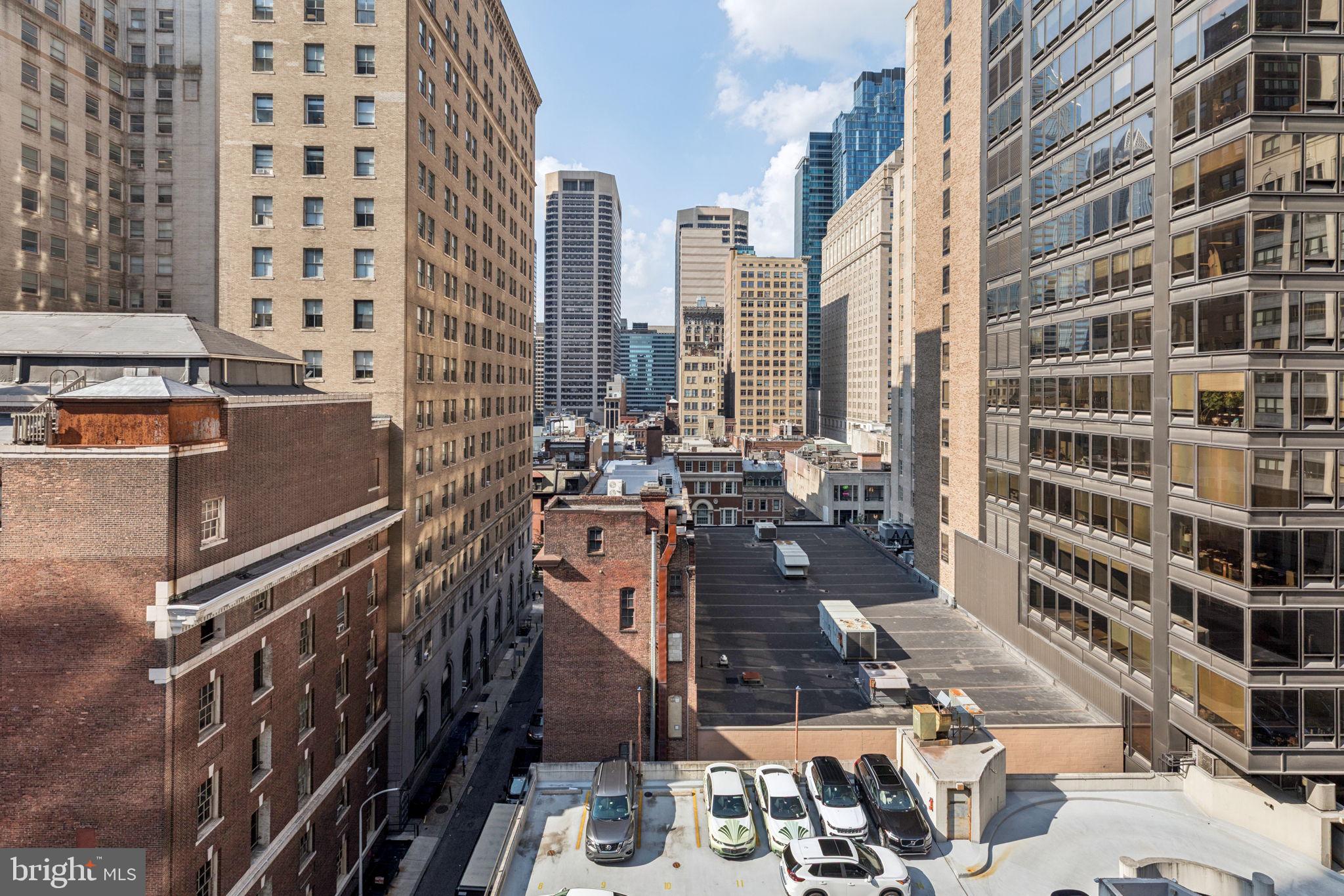 1515 Locust Street, Unit 800 Philadelphia, PA 19102 - Photo 19 of 59 a city view with tall buildings