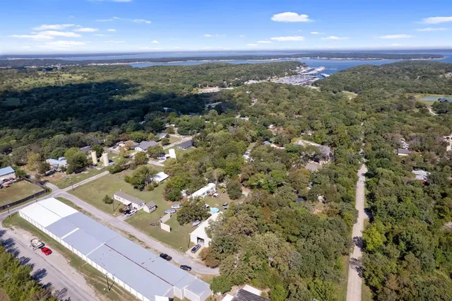 a view of a city with ocean view