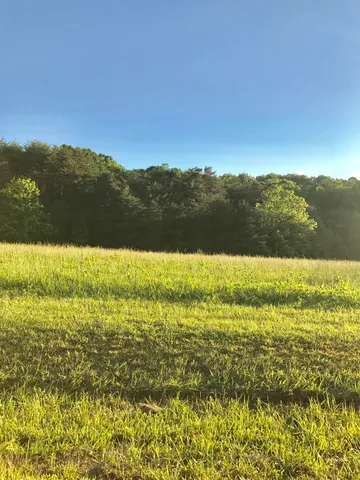 a view of an ocean from a mountain