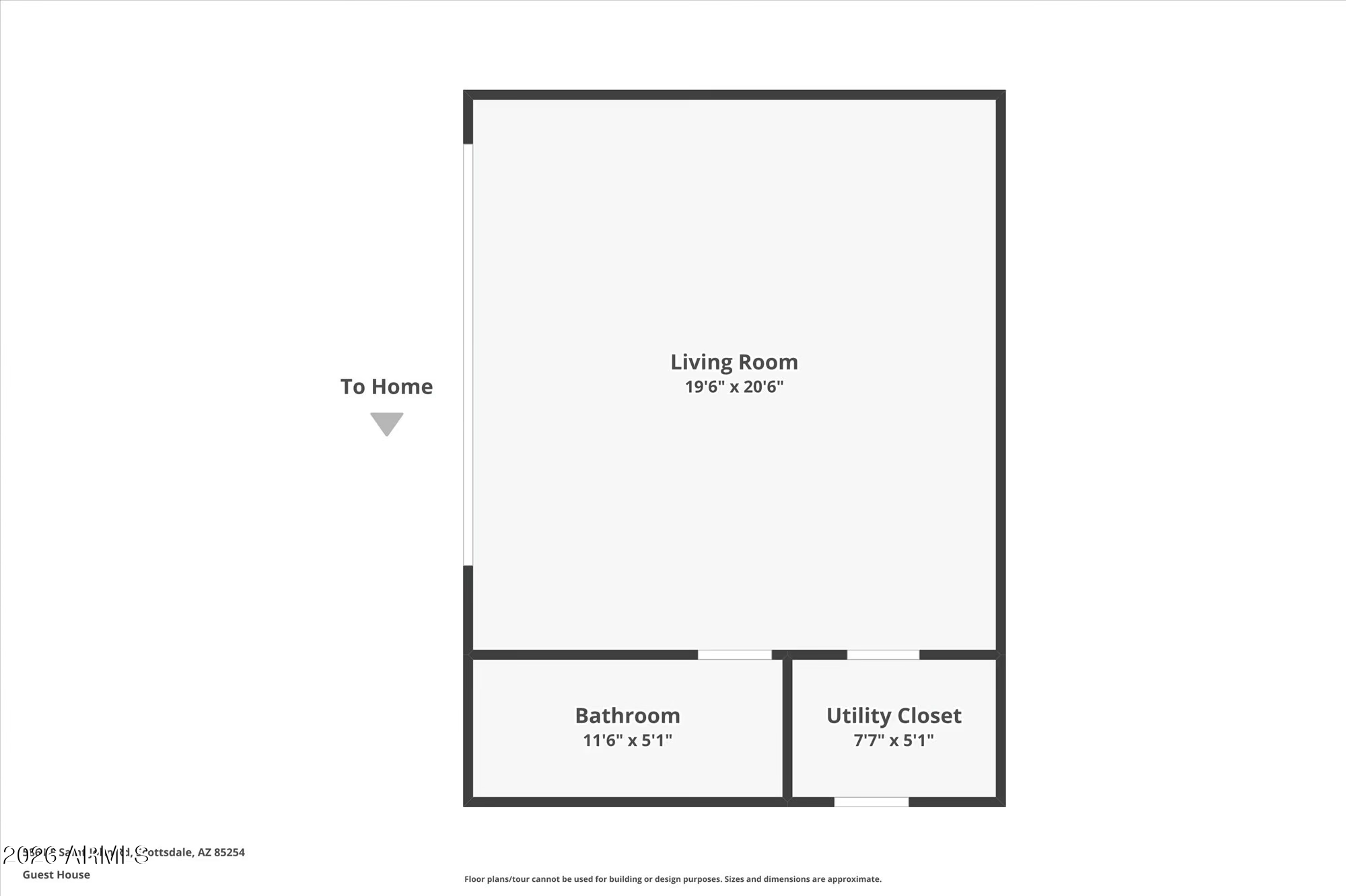 5861 East St John Road Scottsdale, AZ 85254 - Photo 60 of 60 a picture of a room with a floor plan
