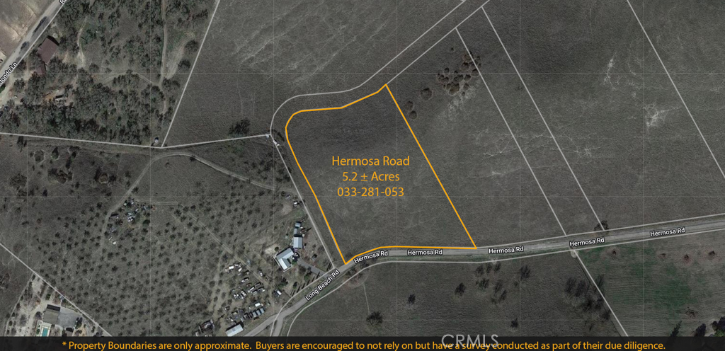0 Hermosa Road Templeton, CA 93465 - Photo 5 of 23 Aerial Map w/ Appox. Boundary