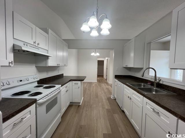 1809 Barberry Drive Conway, SC 29526 - Photo 8 of 16 Kitchen with a sink, under cabinet range hood, whi