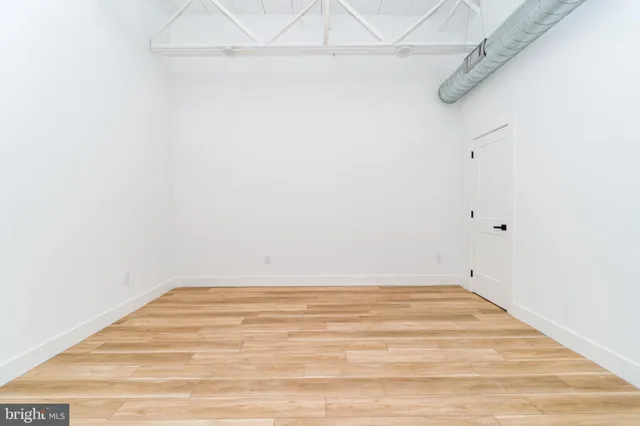 a view of a room with an empty racks