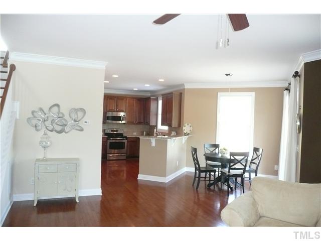 2755 Hidden Waters Circle Raleigh, NC 27614 - Photo 19 of 19 View from the back of the Family room looking toward the breakfast nook and kitchen, What a great open floorplan