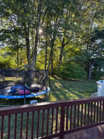 a view of street from a balcony