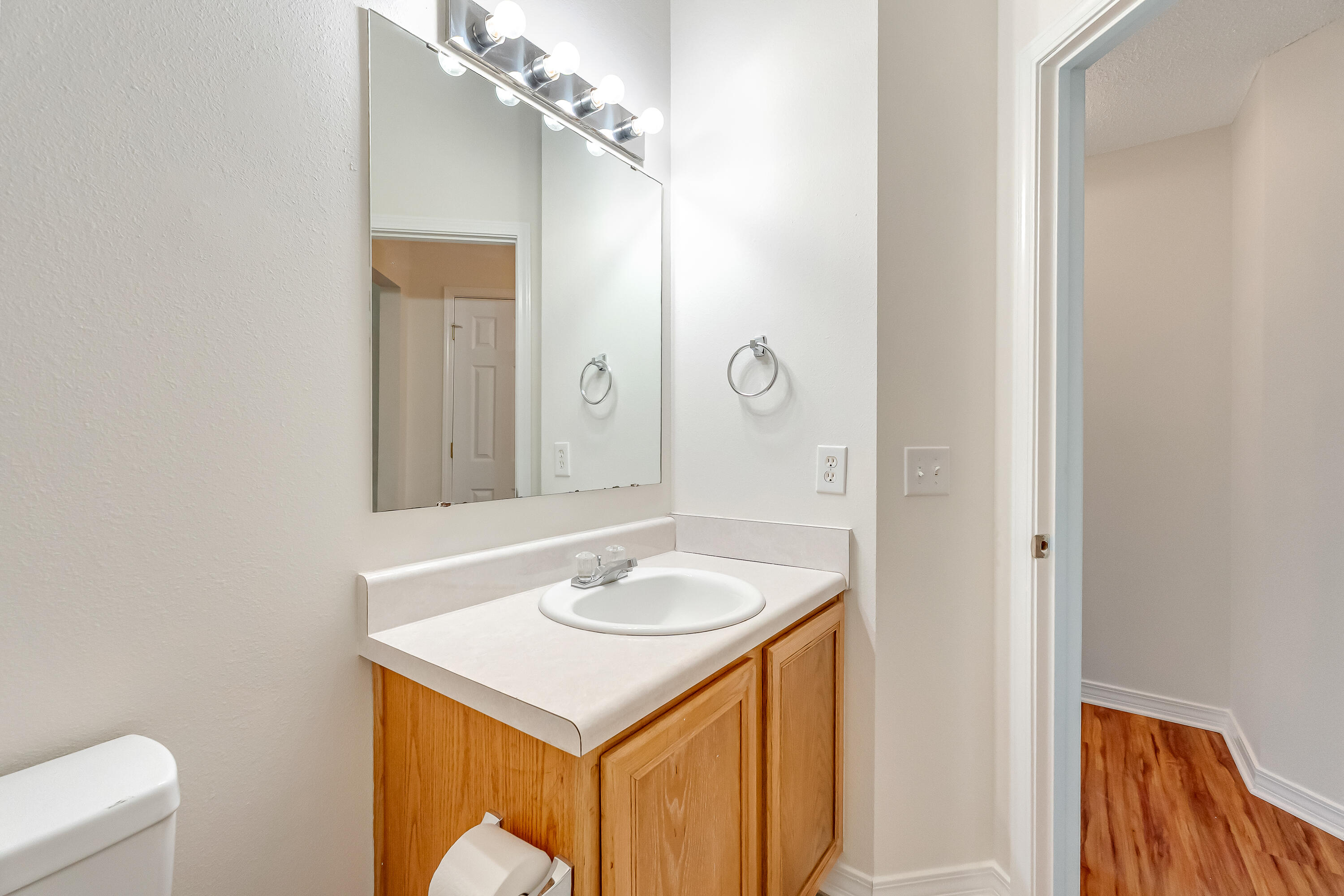 427 Hatchee Drive Crestview, FL 32536 - Photo 51 of 77 a bathroom with a sink and a mirror