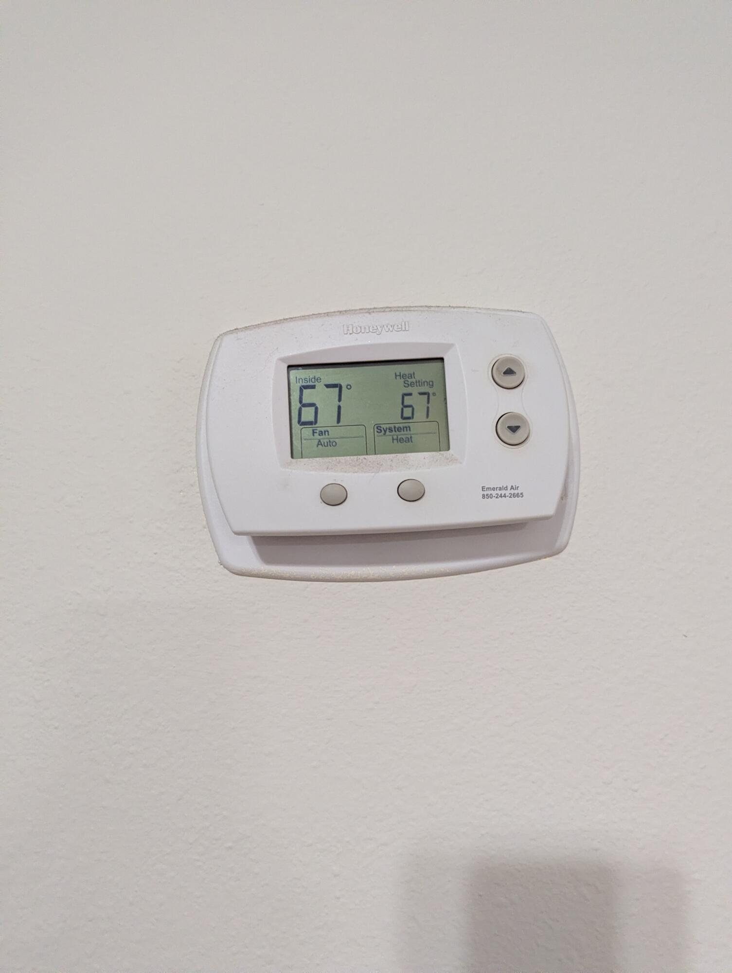 427 Hatchee Drive Crestview, FL 32536 - Photo 60 of 77 THERMOSTAT - HONEYWELL