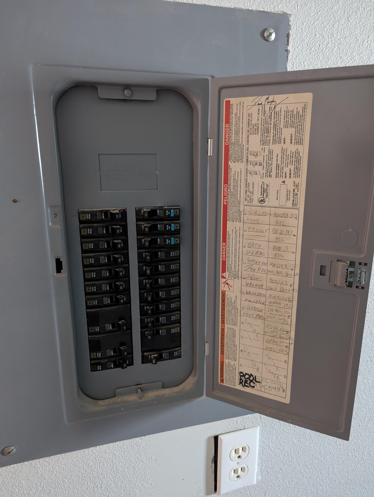 427 Hatchee Drive Crestview, FL 32536 - Photo 67 of 77 BREAKER BOX INSIDE