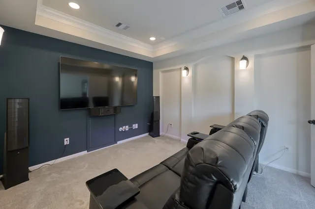 a view of a livingroom with furniture