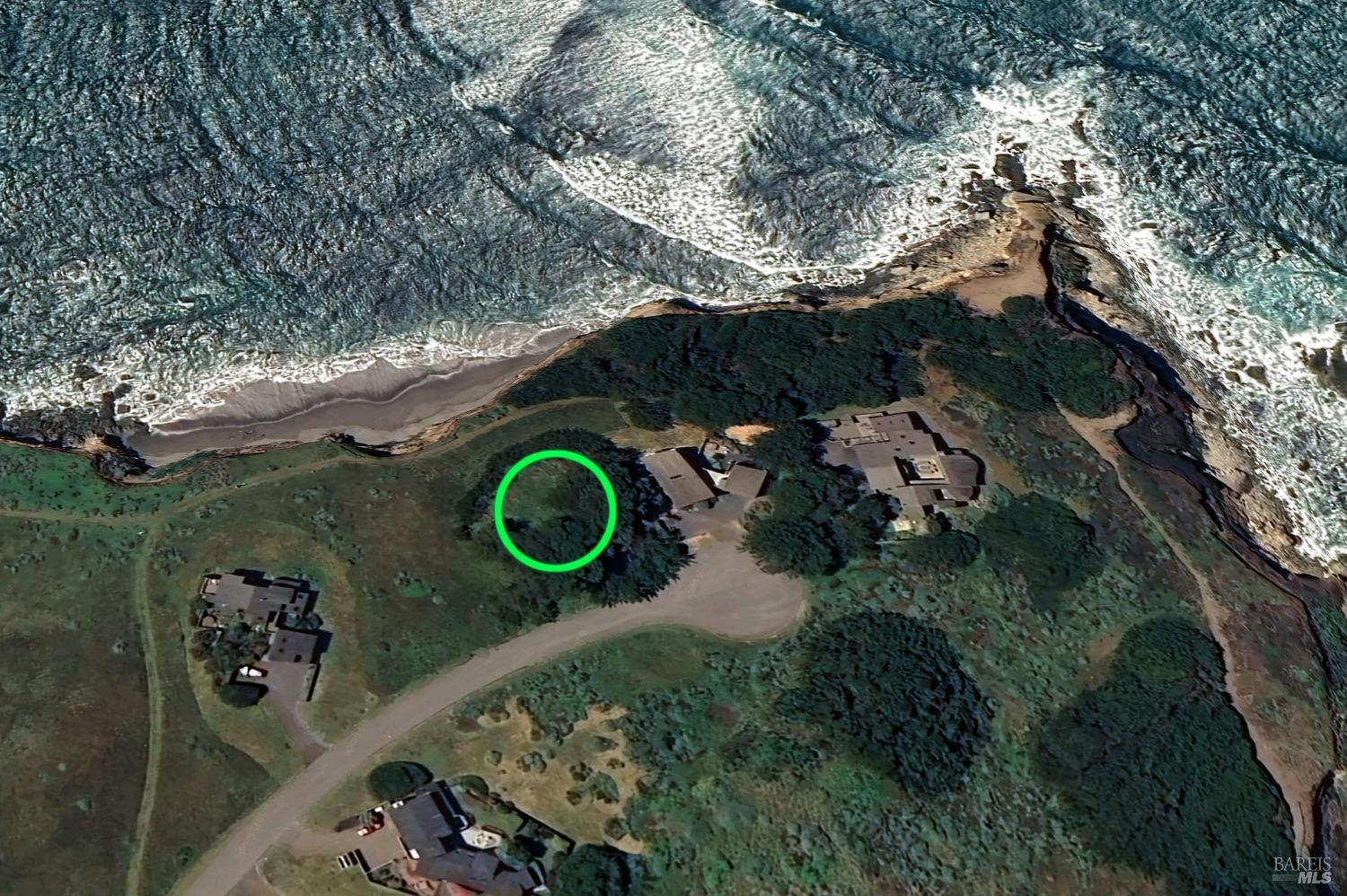 42179 Rock Cod The Sea Ranch, CA 95497 - Photo 14 of 28 an aerial view of a house with a yard and green space