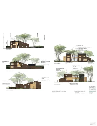 a picture of a building and with trees