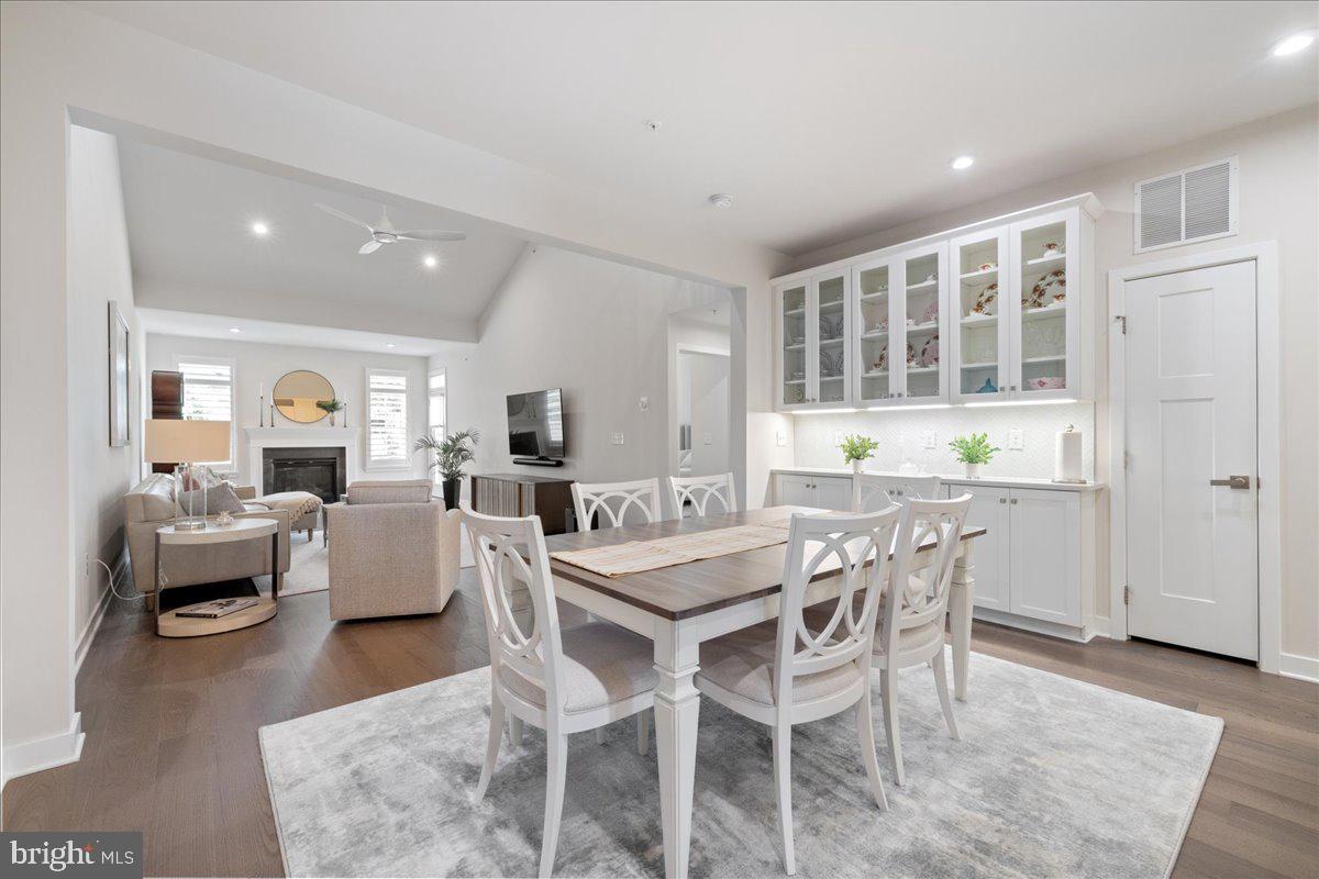 34 Griffin Way Yardley, PA 19067 - Photo 14 of 50 a view of a dining room with furniture and wooden floor