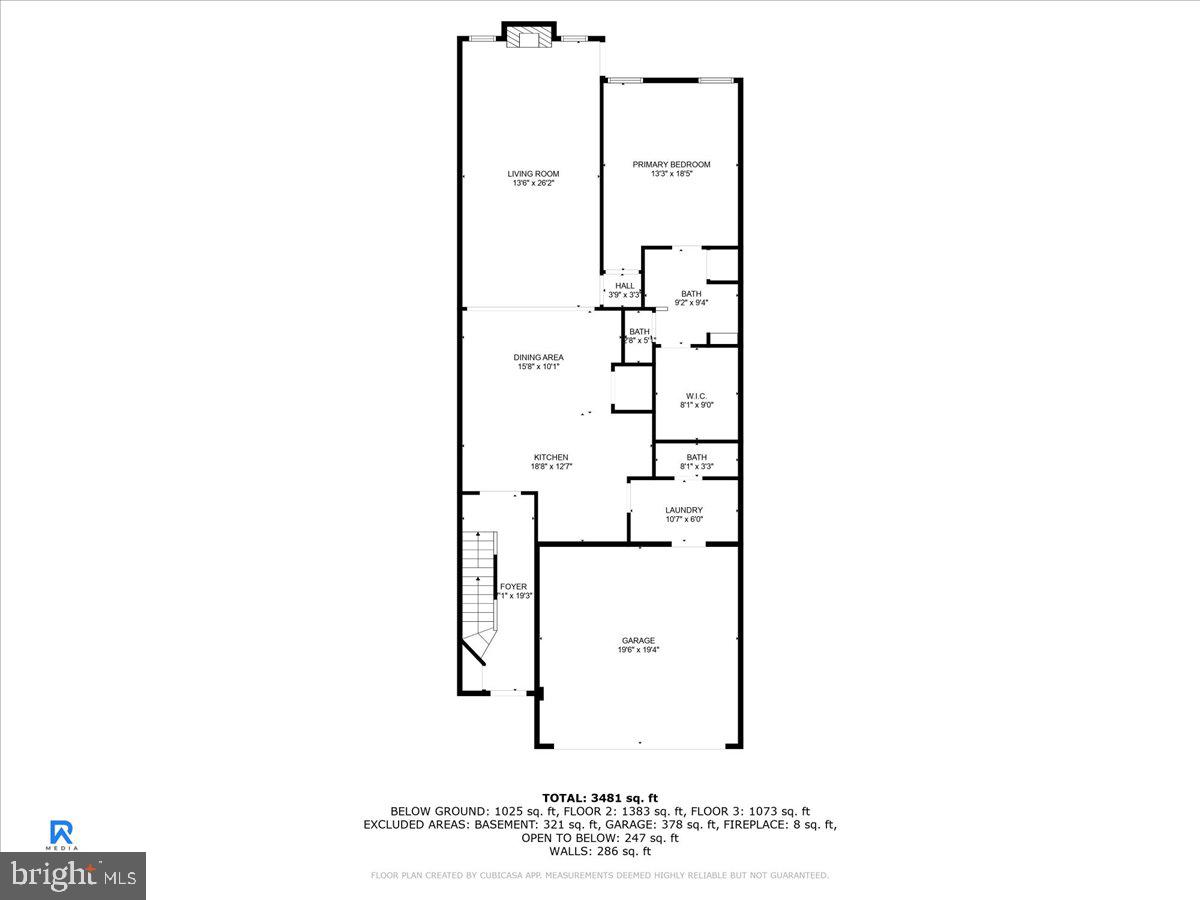 34 Griffin Way Yardley, PA 19067 - Photo 48 of 50 a picture of a room with a floor plan