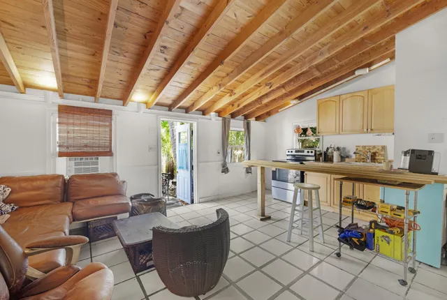 a car parked in front of a house