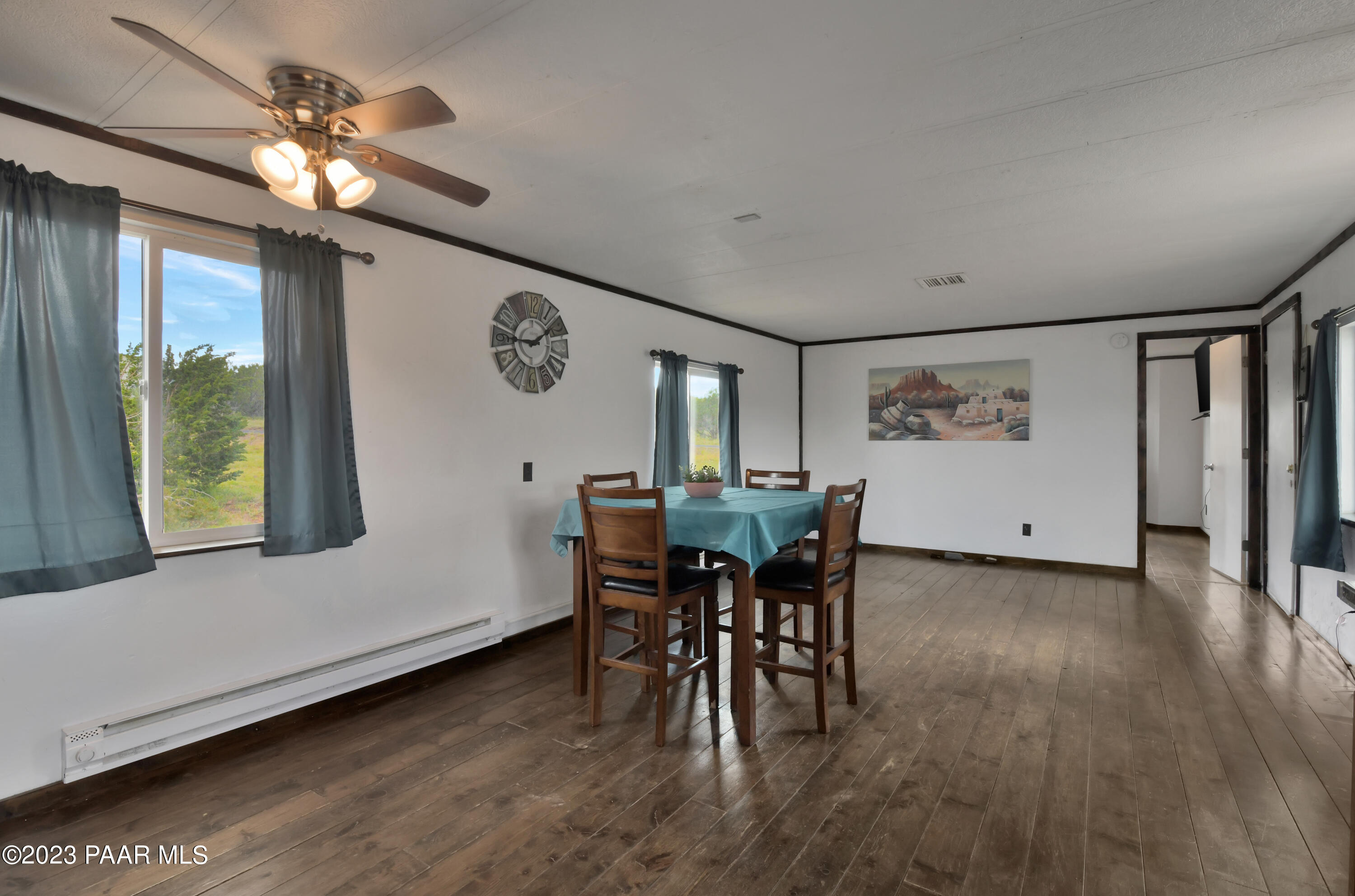 4009 North Double A Rnch Road Williams, AZ 86046 - Photo 8 of 23 a view of a dining room with furniture and chandelier