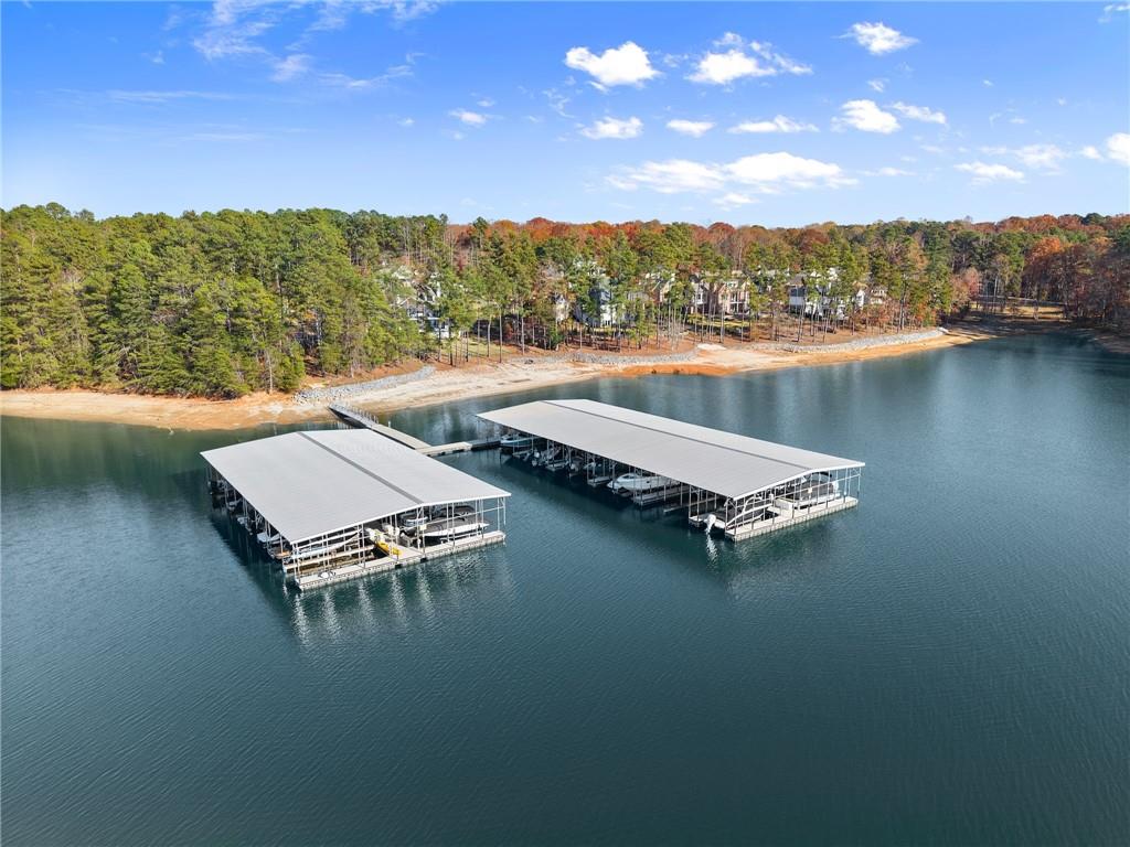 5431 Mayflower Court Gainesville, GA 30504 - Photo 25 of 64 an aerial view of a house with a lake view