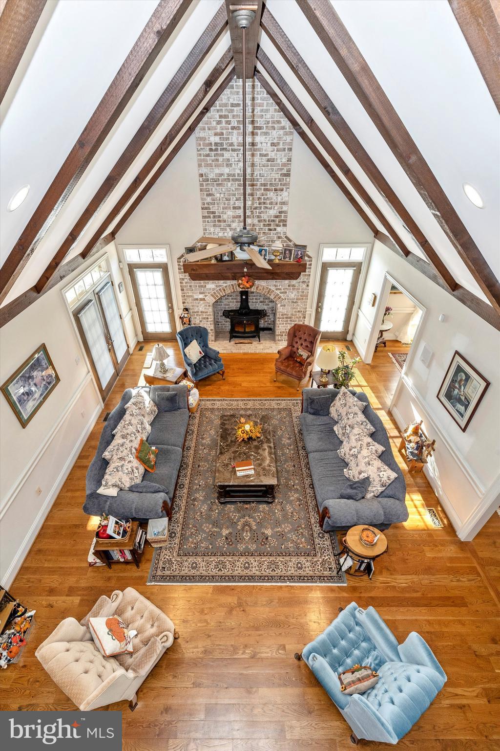 9455 Longs Mill Road Rocky Ridge, MD 21778 - Photo 17 of 70 Soaring cathedral ceiling in family room