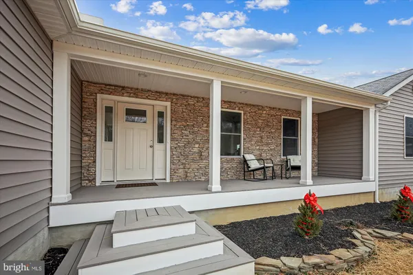 a house view with a sitting space