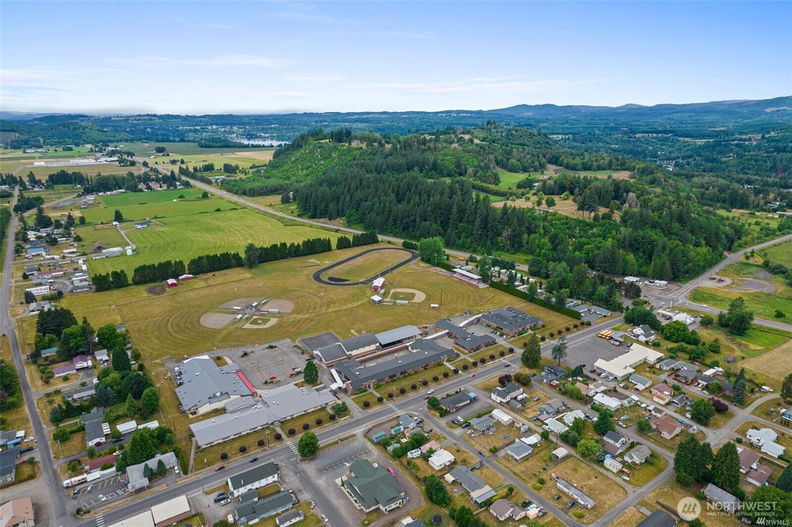 150 Elk Ridge Road Mossyrock, WA 98564 - Photo 14 of 16 an aerial view of residential houses with outdoor space